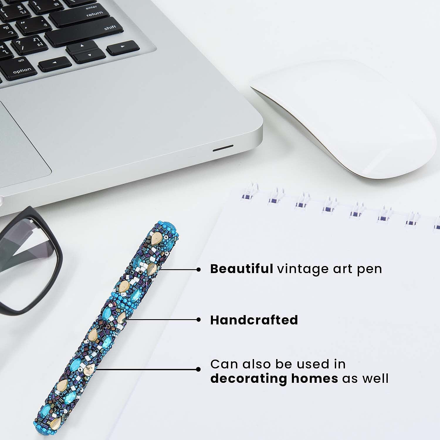 Journal and Diary - Blue & White