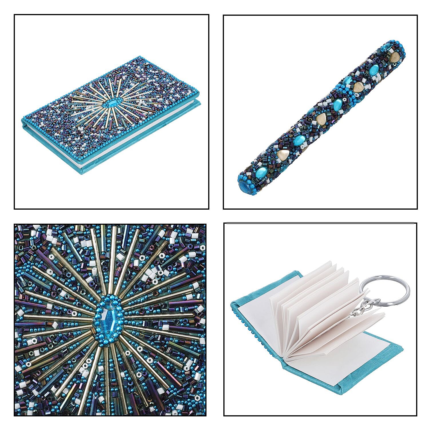 Journal and Diary - Blue & White