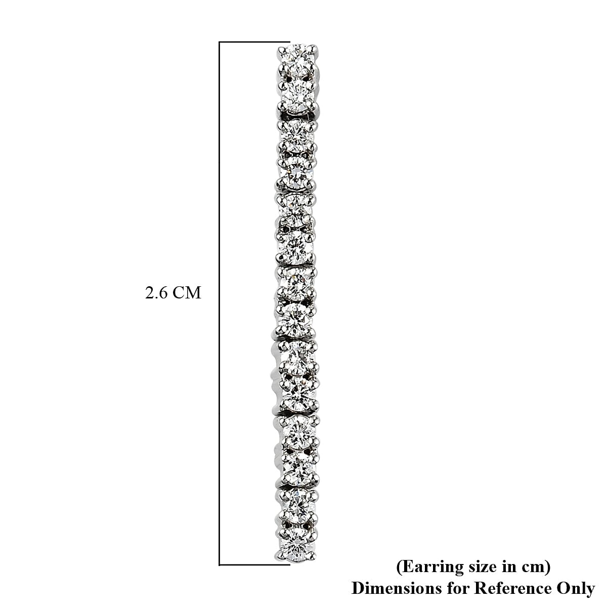 RHAPSODY 950 Platinum IGI Certified Natural Diamond (VS-E-F) Cluster Earrings (with Screw Back) 0.52 Ct, Platinum Wt. 4.48 Gms