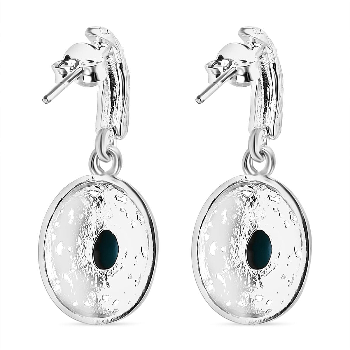 Royal Bali Collection - Handmade Sleeping Beauty Turquoise Earring with Push Back Sterling Silver 1.56 Ct. Royal Bali Collection - Handmade Sleeping Beauty Turquoise Earring with Push Back Sterling Silver 1.56 Ct.