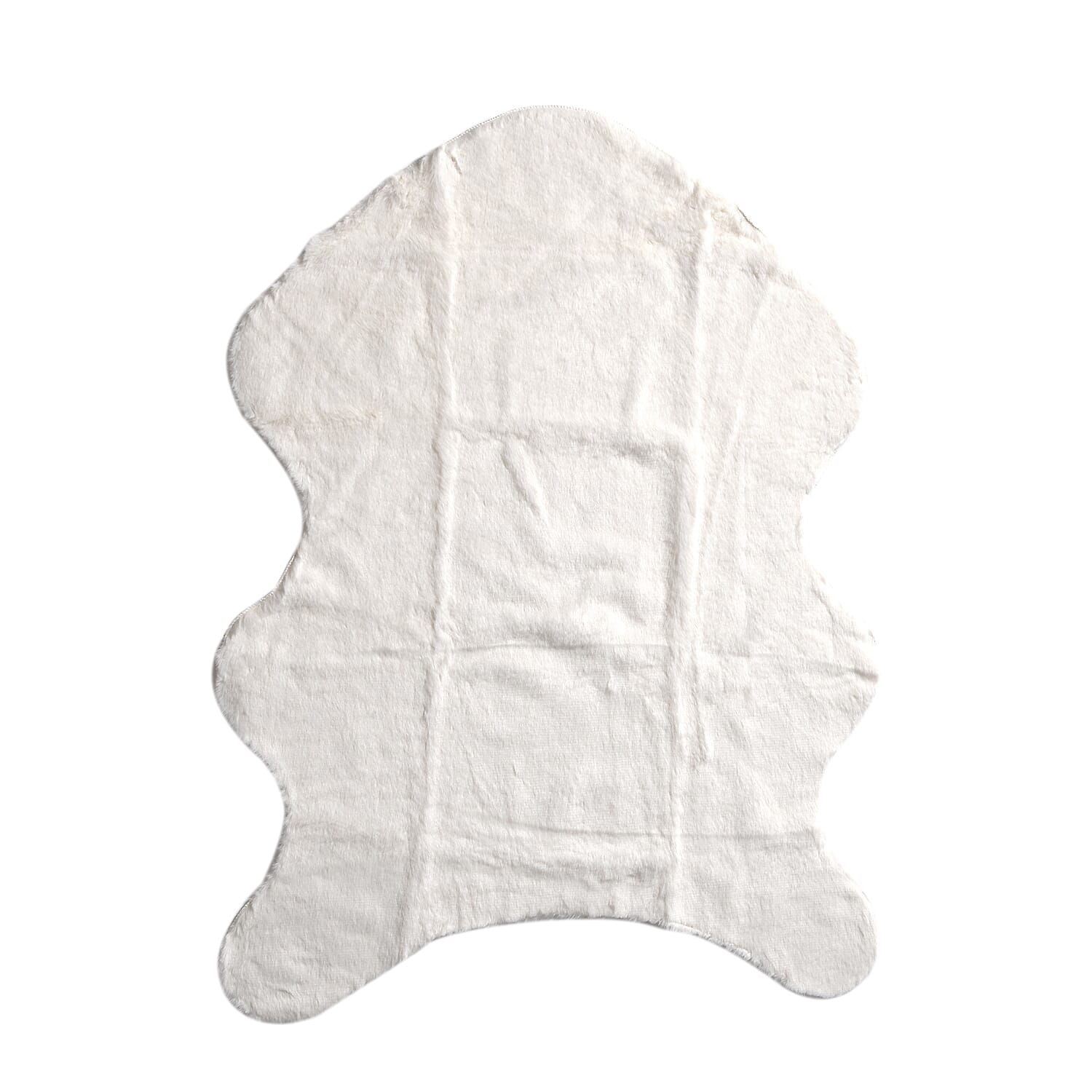 Luxury Faux Fur Rug (90x120cm) 1200 GSM  - White