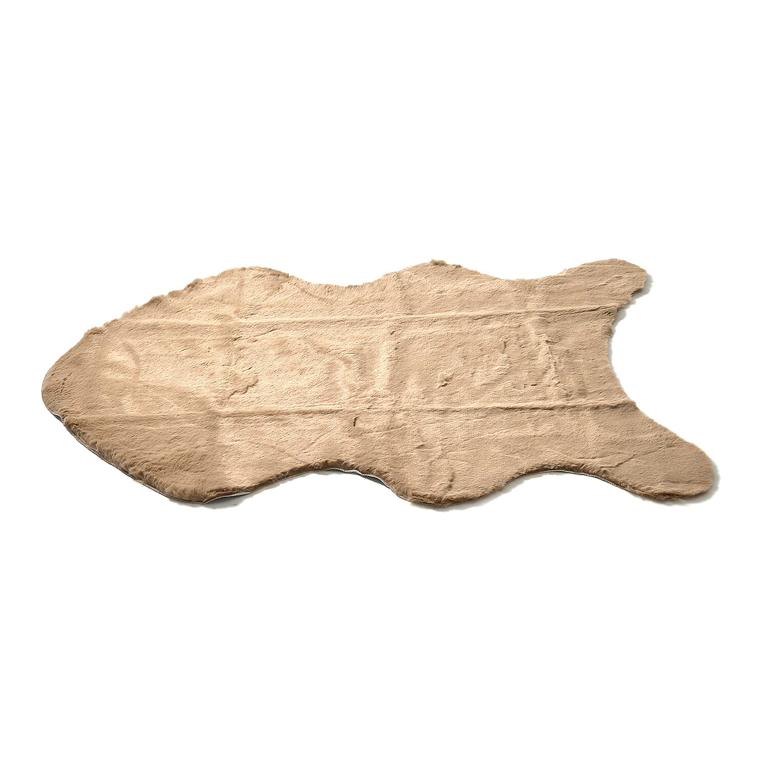 Luxury Faux Fur Rug (90x120cm) 1200 GSM- Light Brown