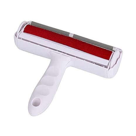 Pet Grooming Roller Brush - White