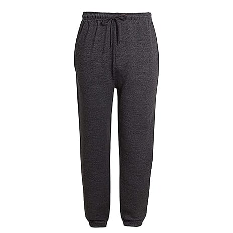 URBAN GANG Cotton Mens Cuffed Jogger (Size M) - Charcoal