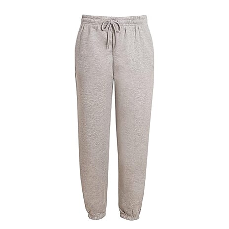 URBAN GANG Cotton Mens Cuffed Jogger (Size S) - Grey