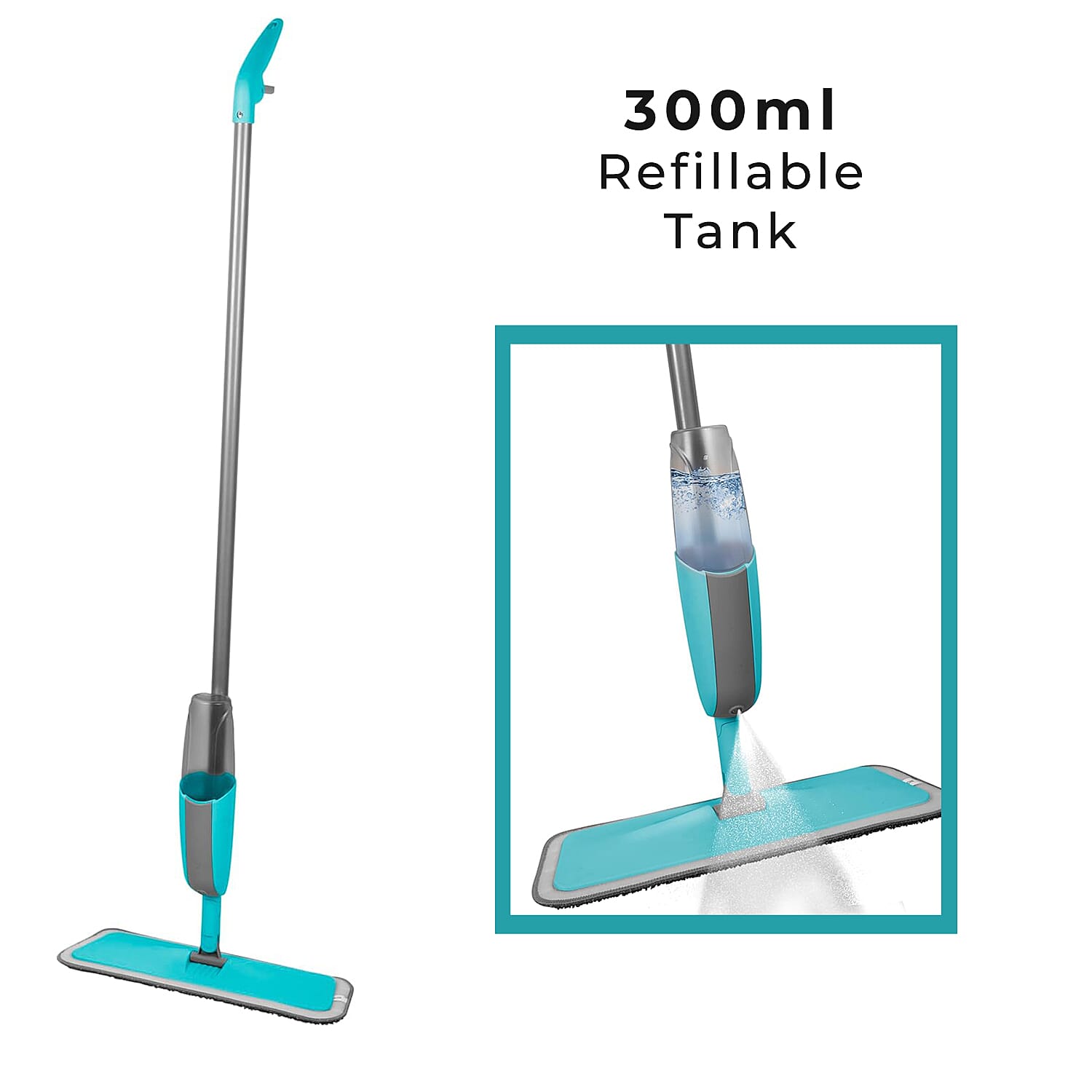 Alpina Spray Mop Inc. Washable Microfiber Cleaning Pad & 300ml Tank. Suitable for Tile, Vinyl, Lino, Glass, Hardwood, Laminate & So Much More! Alpina Spray Mop Inc. Washable Microfiber Cleaning Pad & 300ml Tank. Suitable for Tile, Vinyl, Lino, Glass, Hardwood, Laminate & So Much More!