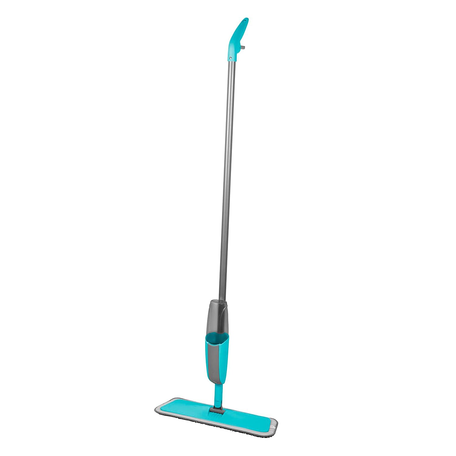 Floor Mop with Spray & 300ml Water Tank - Grey & Blue