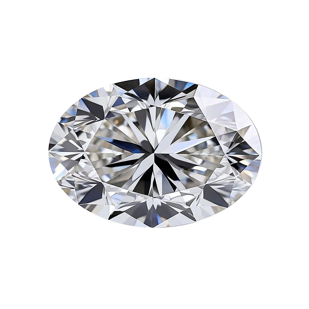 Luxuriant Diamond - VS2-G IGI Certified Lab Grown Oval Brilliant Diamond 3 Ct