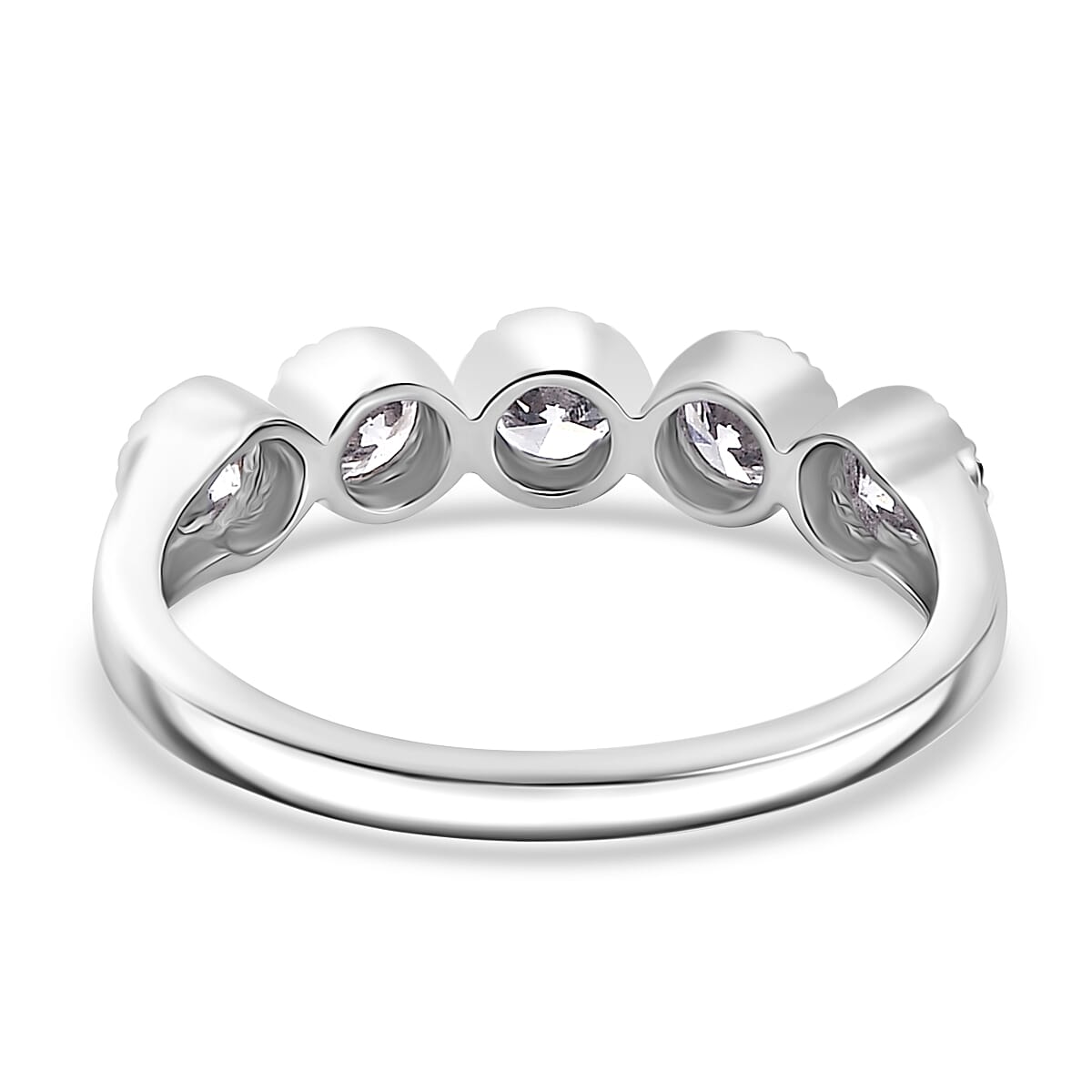 Luxuriant Diamond 14K White Gold VS-F Lab Grown Diamond Ring (Size N) 1.00 Ct.
