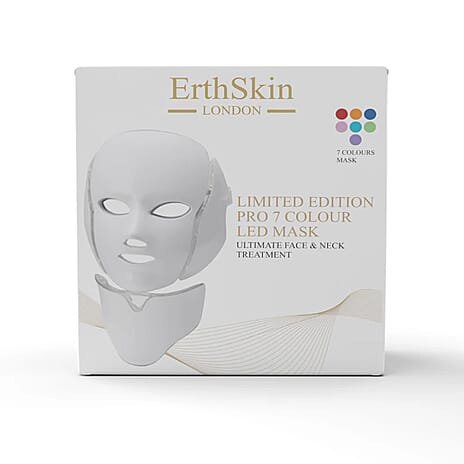 ErthSkin Limited Edition Pro 7 Colour LED Face - Neck Mask with Free Serum