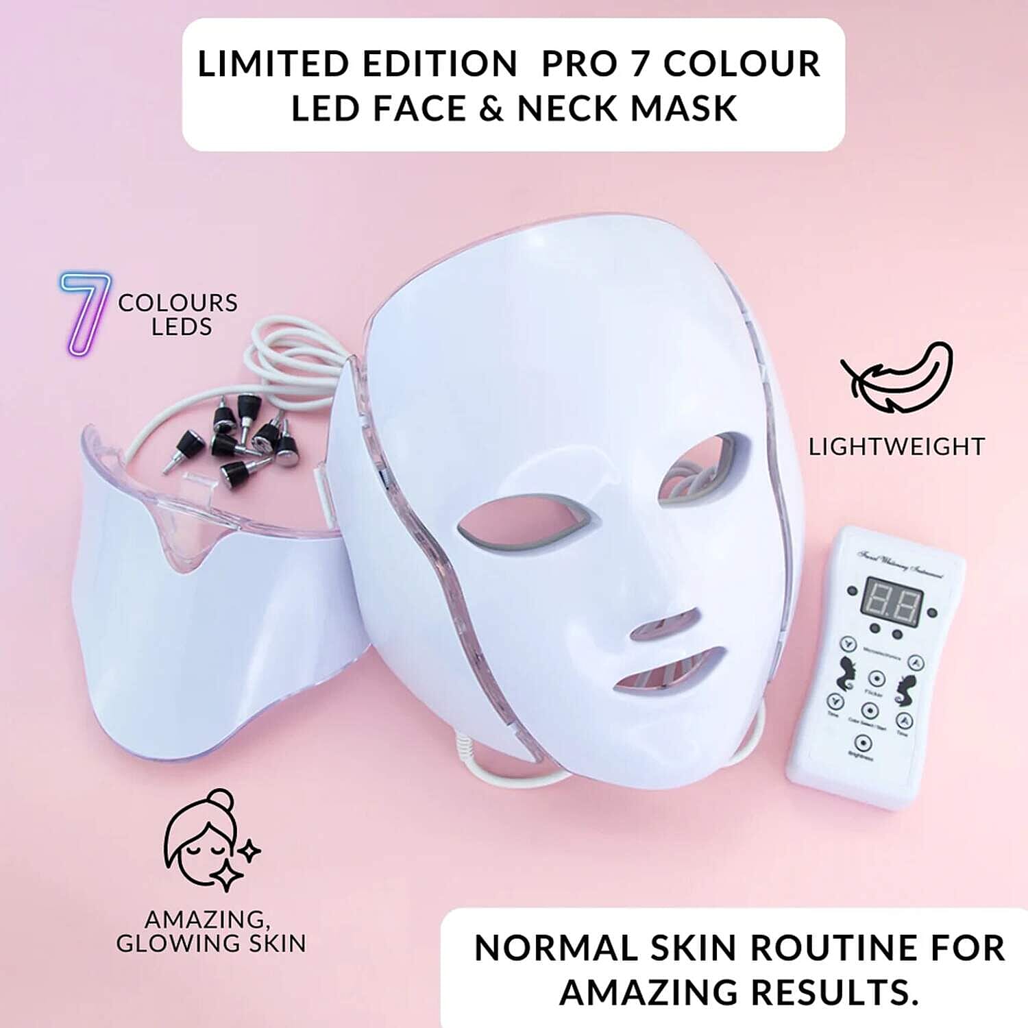 ErthSkin Limited Edition Pro 7 Colour LED Face & Neck Mask