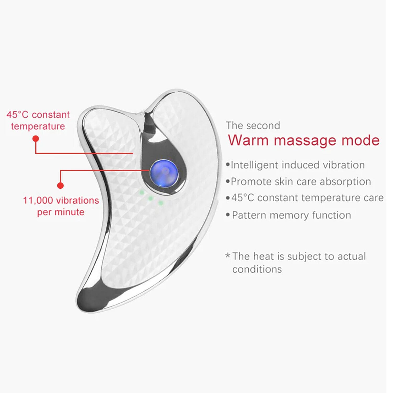 ErthSkin Sonic Vibration GuaSha Micro-current Massager