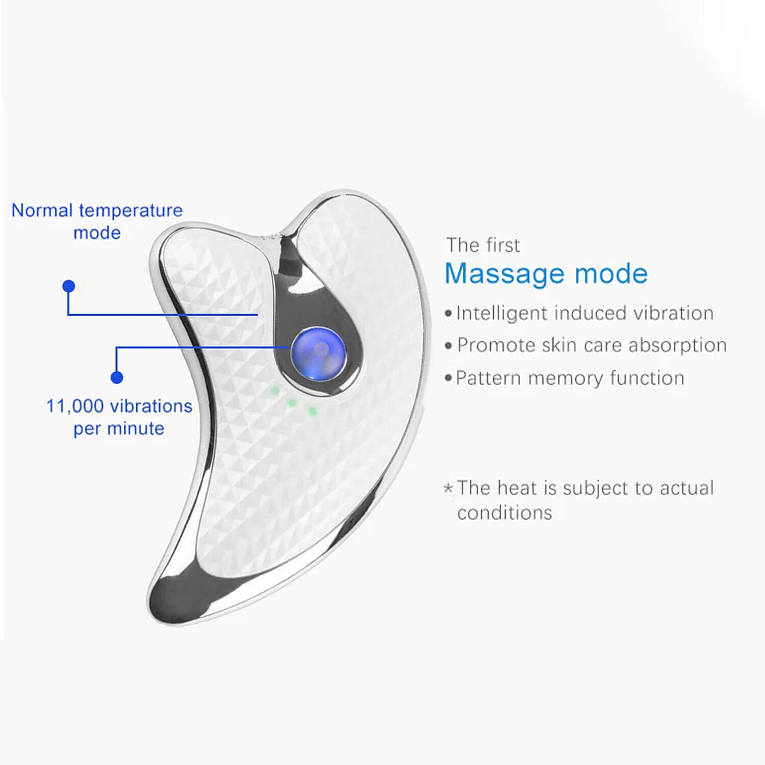 ErthSkin Sonic Vibration GuaSha Micro-current Massager