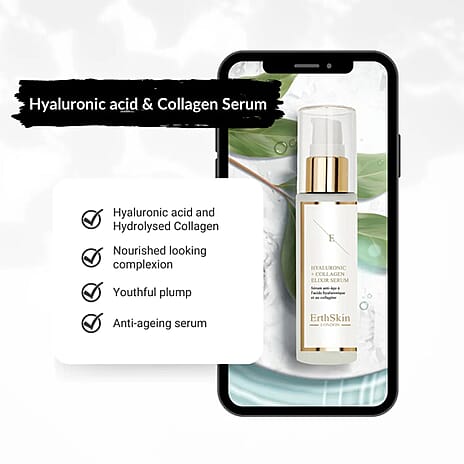 ErthSkin Hyaluronic acid - Collagen Serum - 60ml