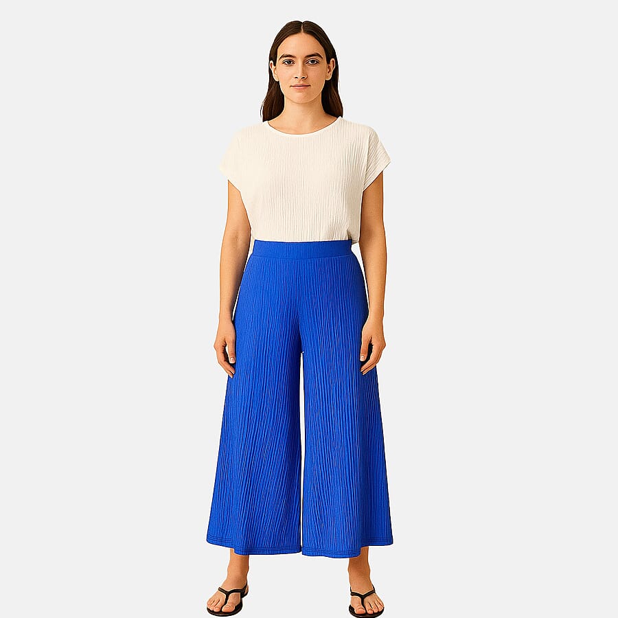 & Maisi Textured Wide Leg Culottes