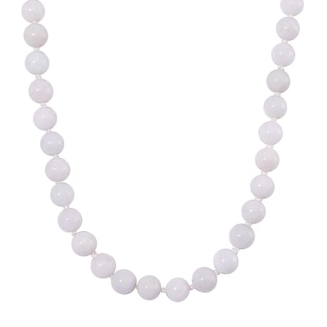 Natural Type A Jadeite Necklace (Size - 20) With Sterling Silver Magnetic Clasp 660.000 Ct