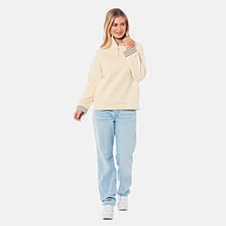 Charlotte West Cotton 1-4 Zip Sweat Shirt