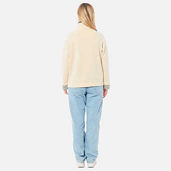 https://tjcuk.sirv.com/Products/79/2/7929732/Charlotte-West-Cotton-1-4-Zip-Sweat-Shirt-Size-12-Beige_7929732_2.jpg?w=342&h=342