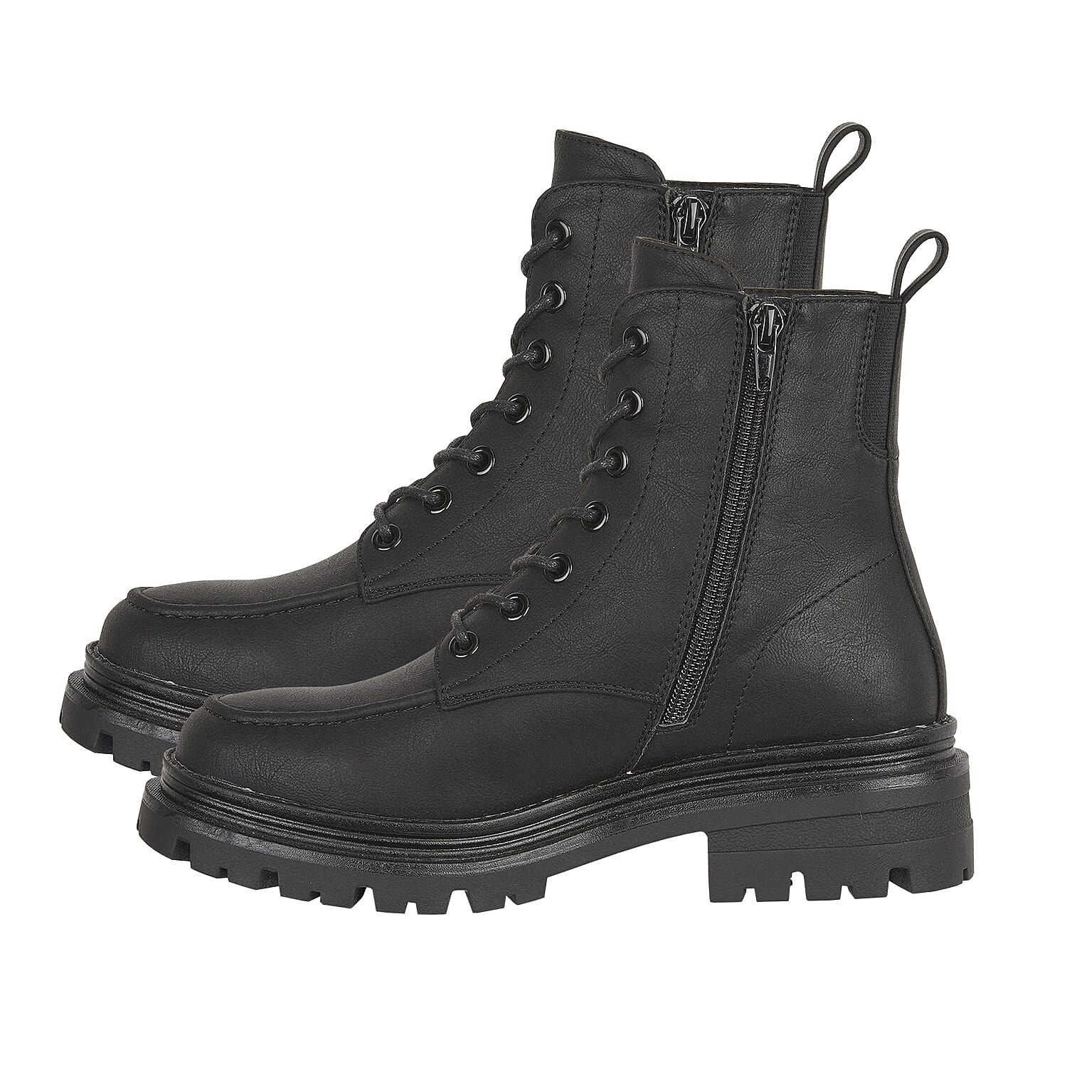 Ladies MONTREAL Lace-up Military Style Boots