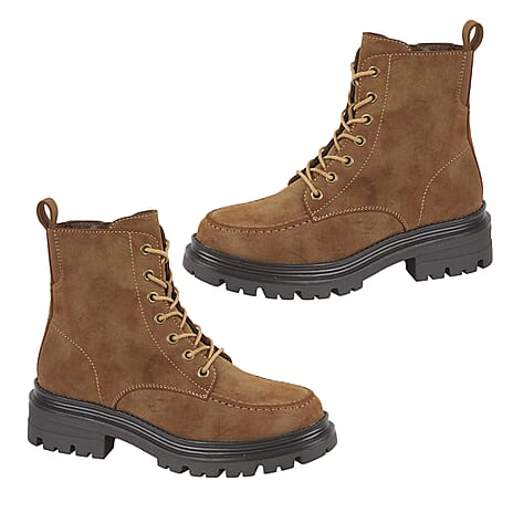 Ladies Boots MONTREAL (Size 4) - Camel