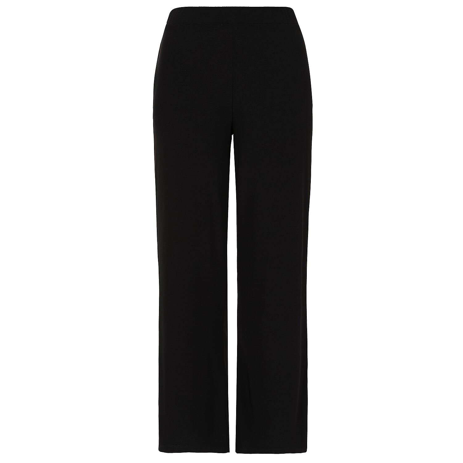 Emreco Wide Leg ITY Trouser - Black