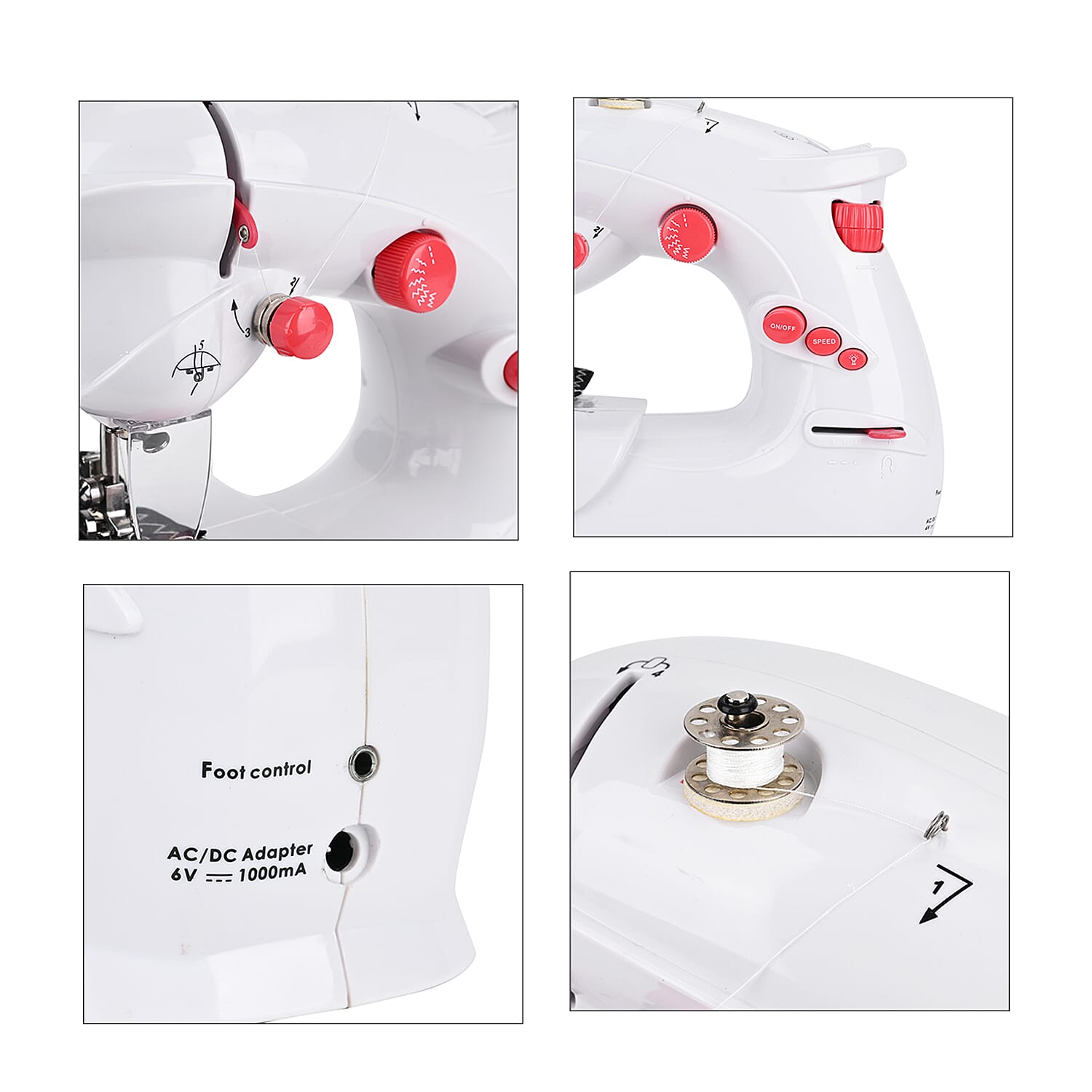 Home -DIY (Size 26x29 cm) - White & Red