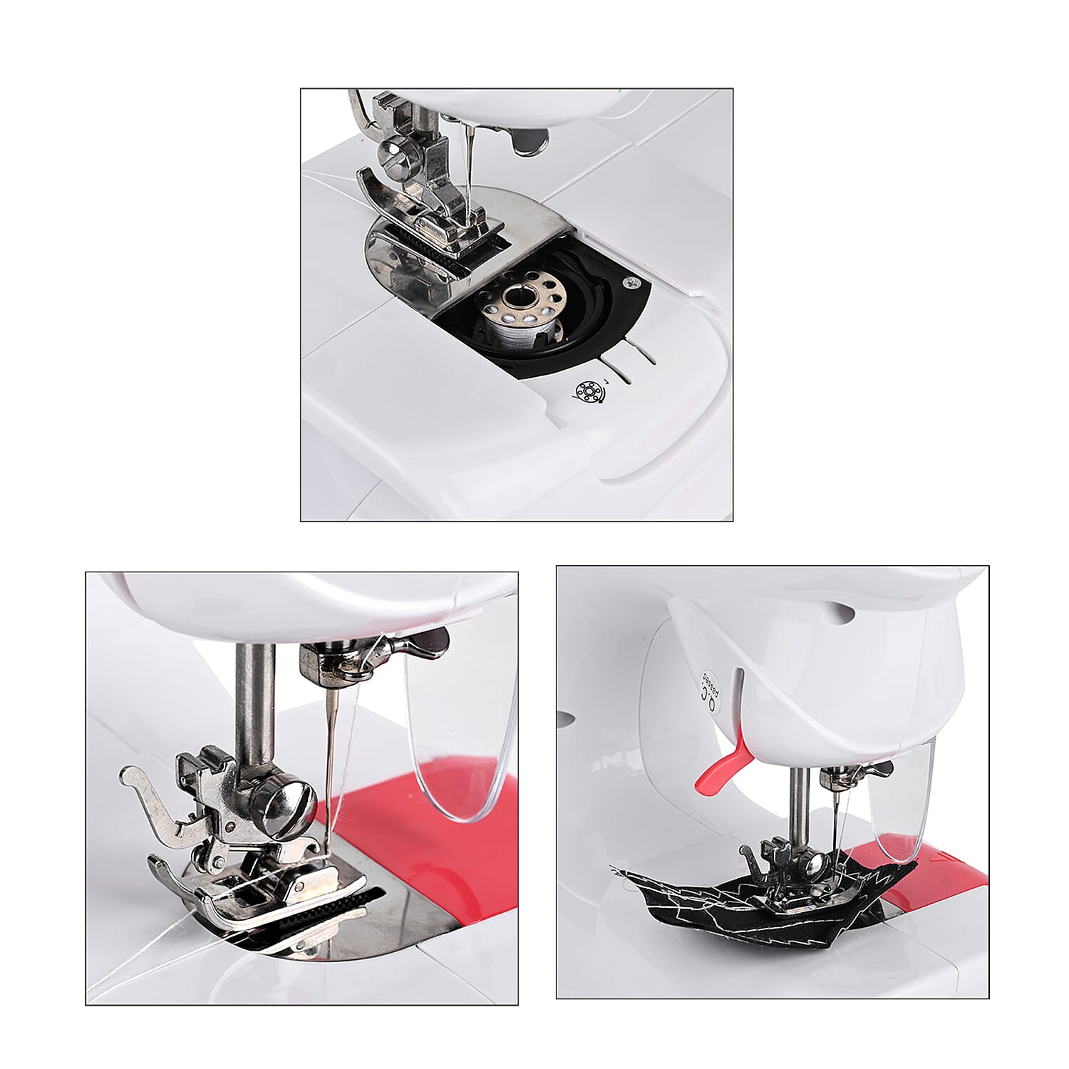 Home -DIY (Size 26x29 cm) - White & Red