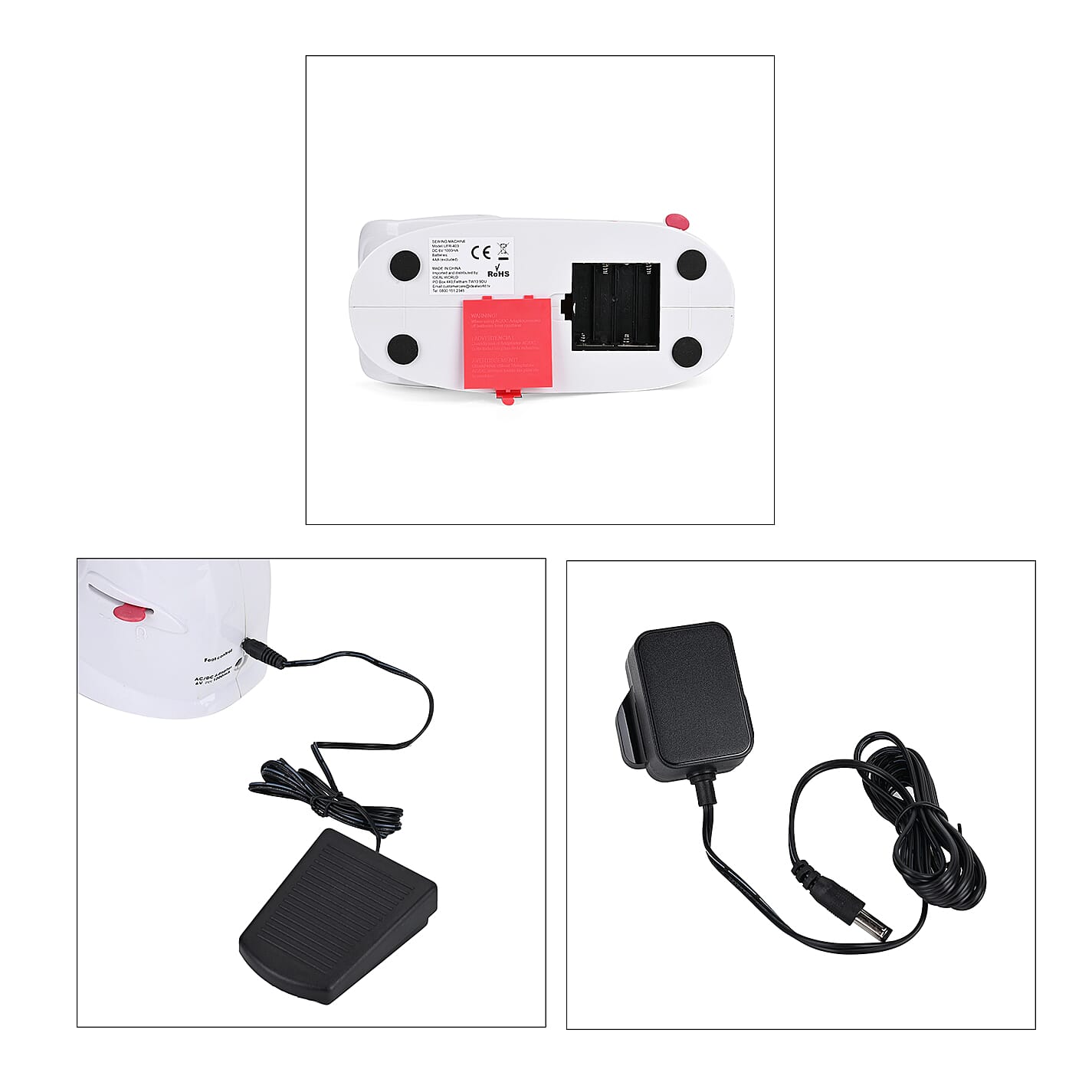 Home -DIY (Size 26x29 cm) - White & Red