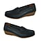 DOWN TO EARTH Mens Leather Wedge Shoes