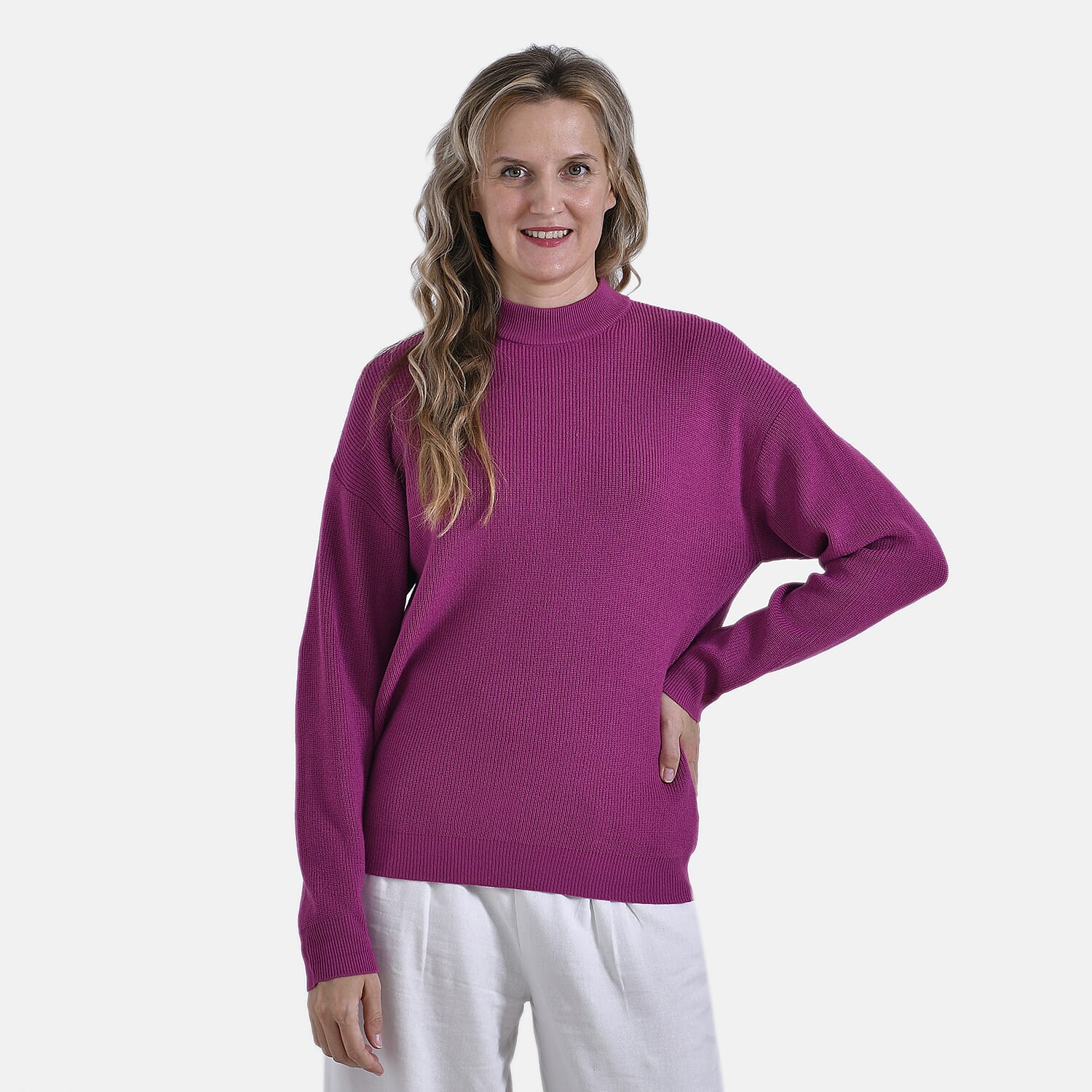 La Marey Acrylic Solid Jumper La Marey Acrylic Solid Jumper