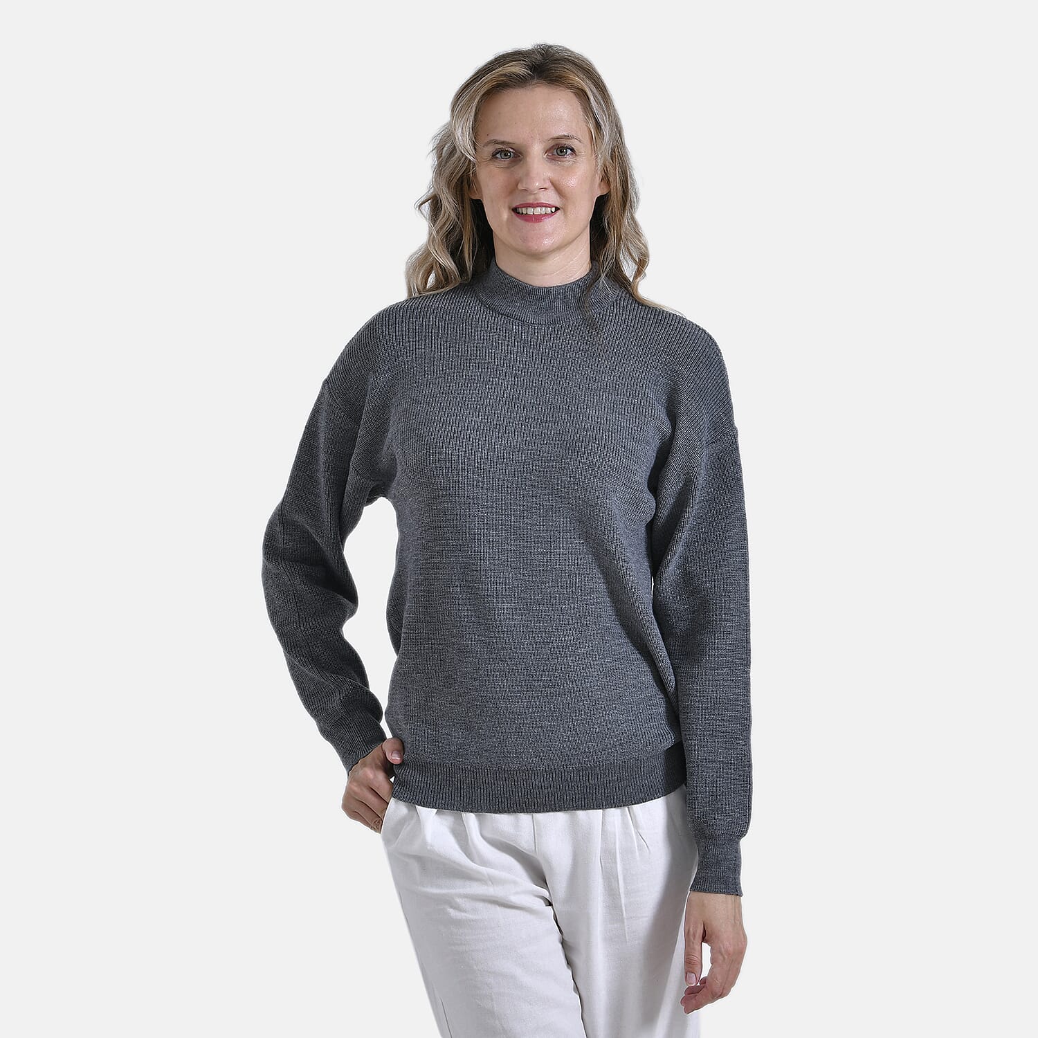 La Marey Acrylic Solid Jumper