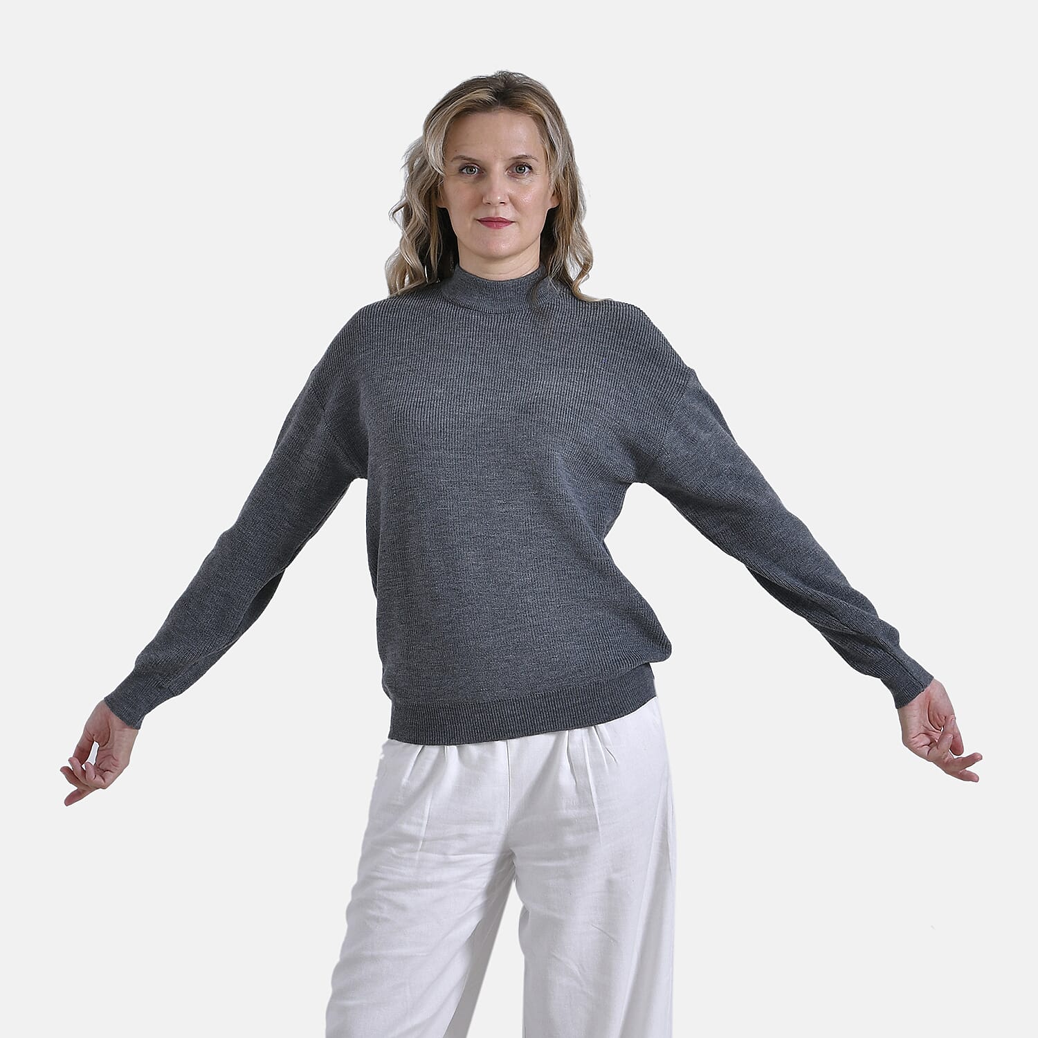 La Marey Acrylic Solid Jumper