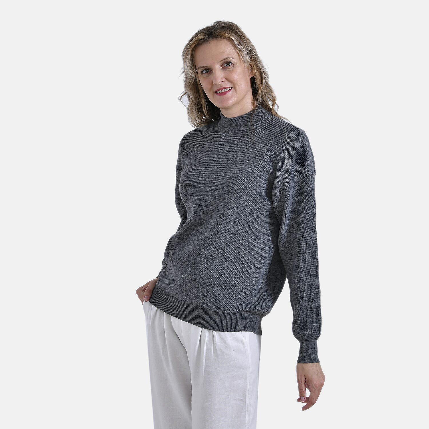 La Marey Acrylic Solid Jumper