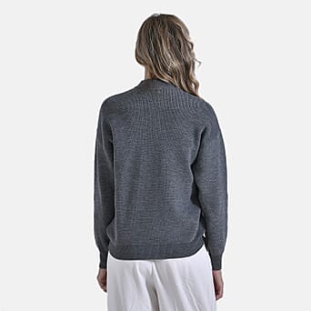 https://tjcuk.sirv.com/Products/79/3/7932015/La-Marey-Acrylic-Solid-Jumper-Size-62x1-cm-Grey-Orange_7932015_1.jpg?w=342&h=342