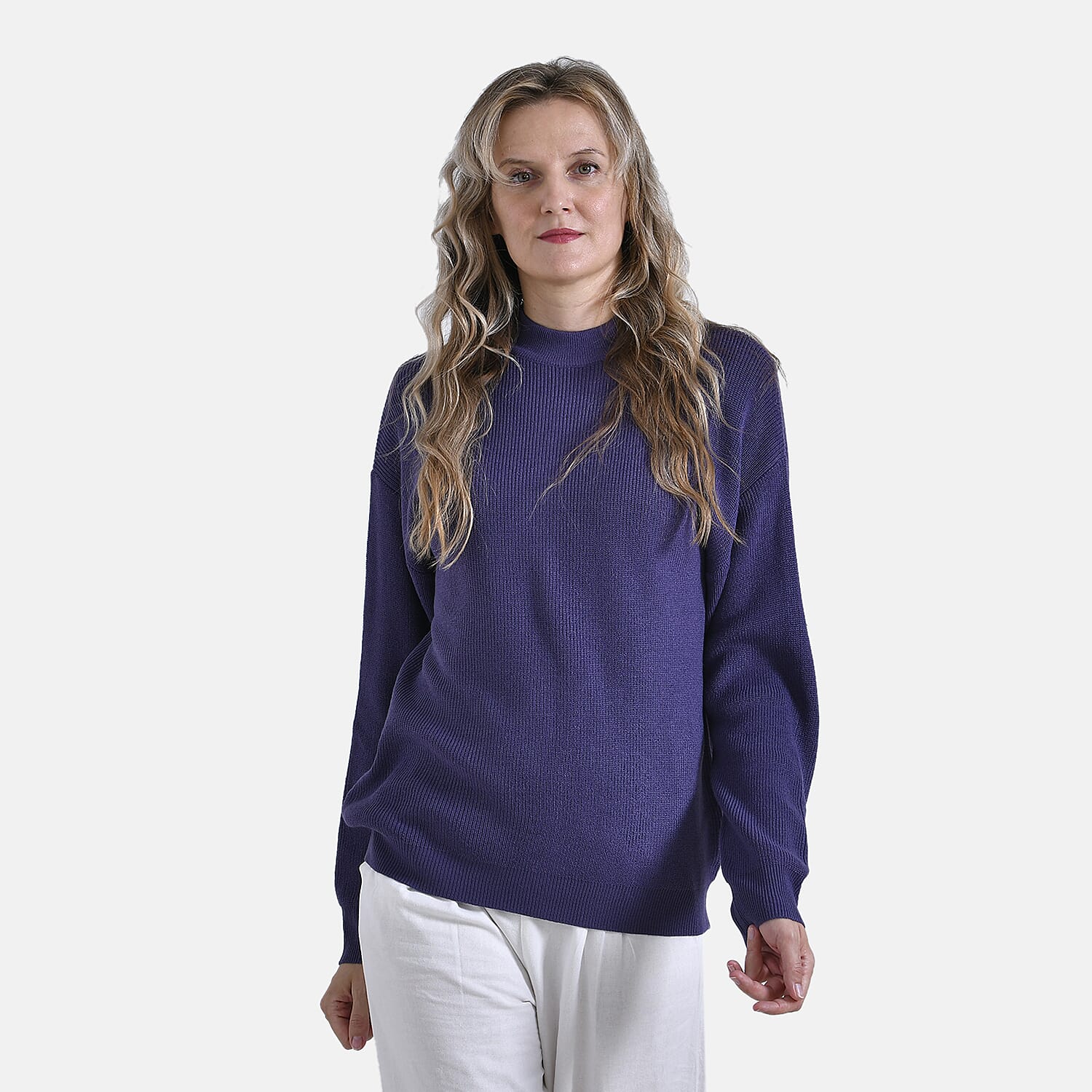 La Marey Acrylic Solid Jumper