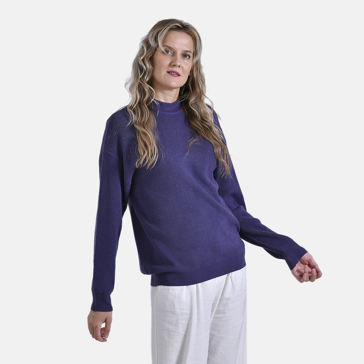 La Marey Acrylic Solid Jumper