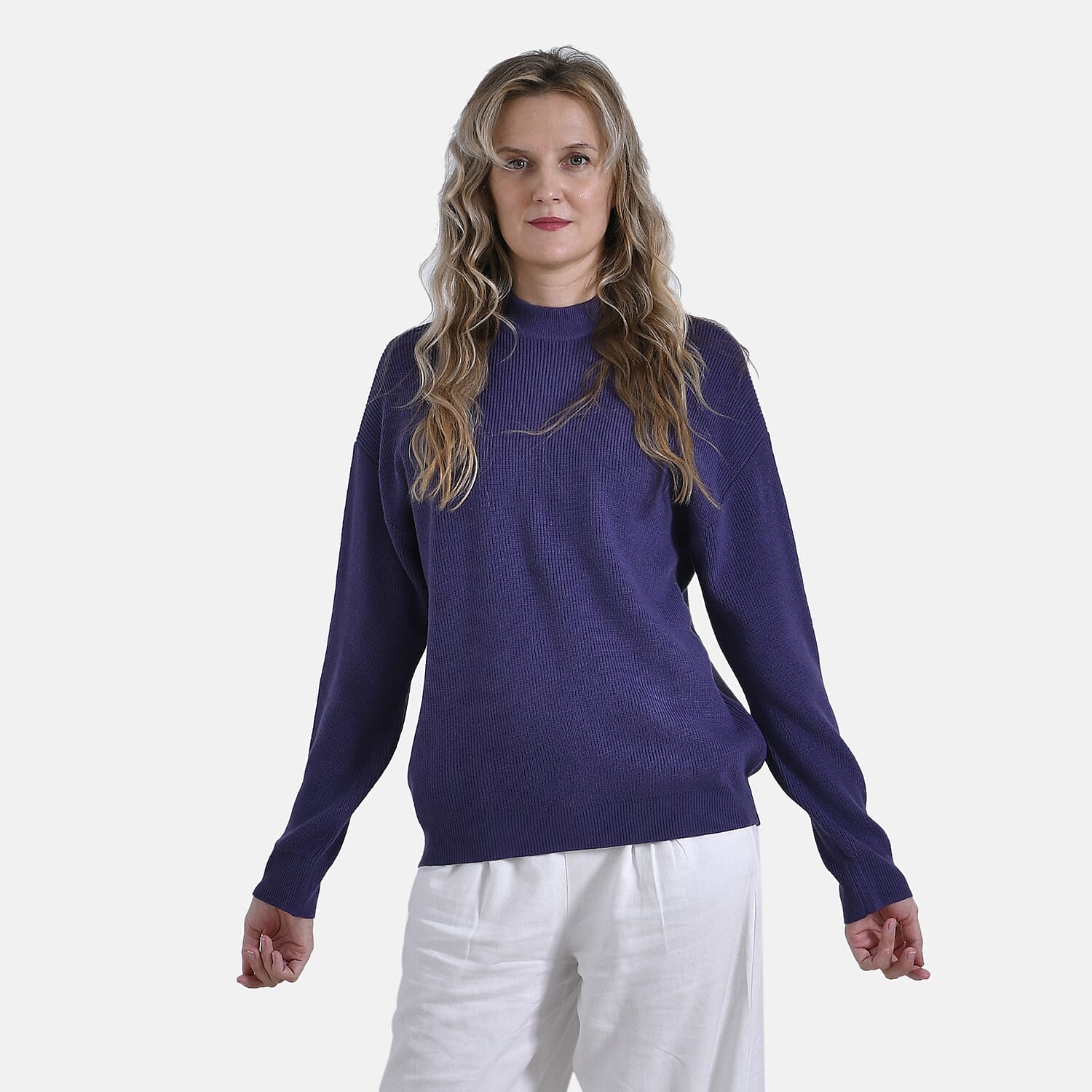 La Marey Acrylic Solid Jumper