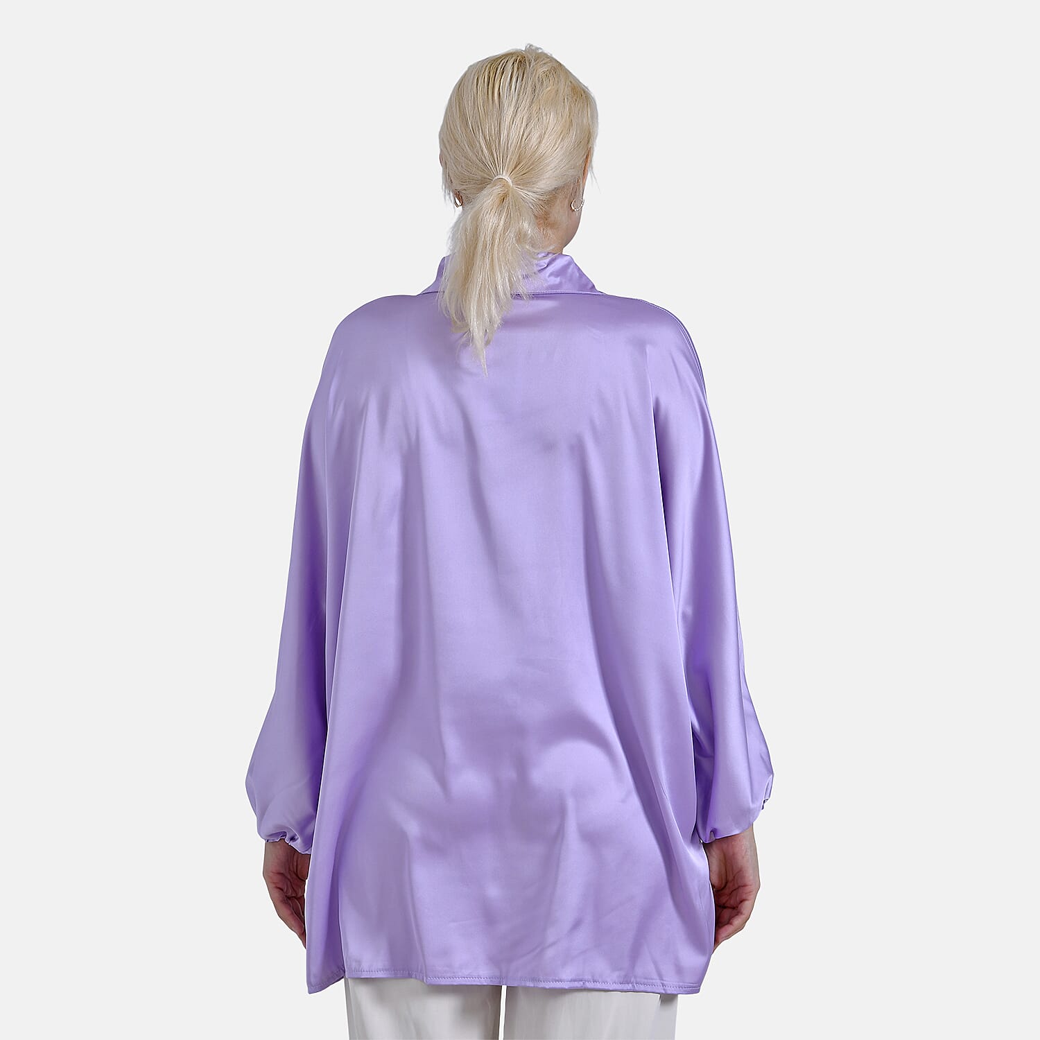 Maisi-Soft-Satin-Oversize-Shirt-Size-S-M-Purple