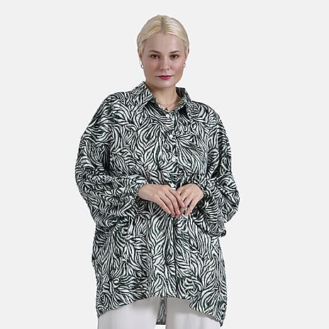 & Maisi Leaf Top (Size - S-M) - Green & Green