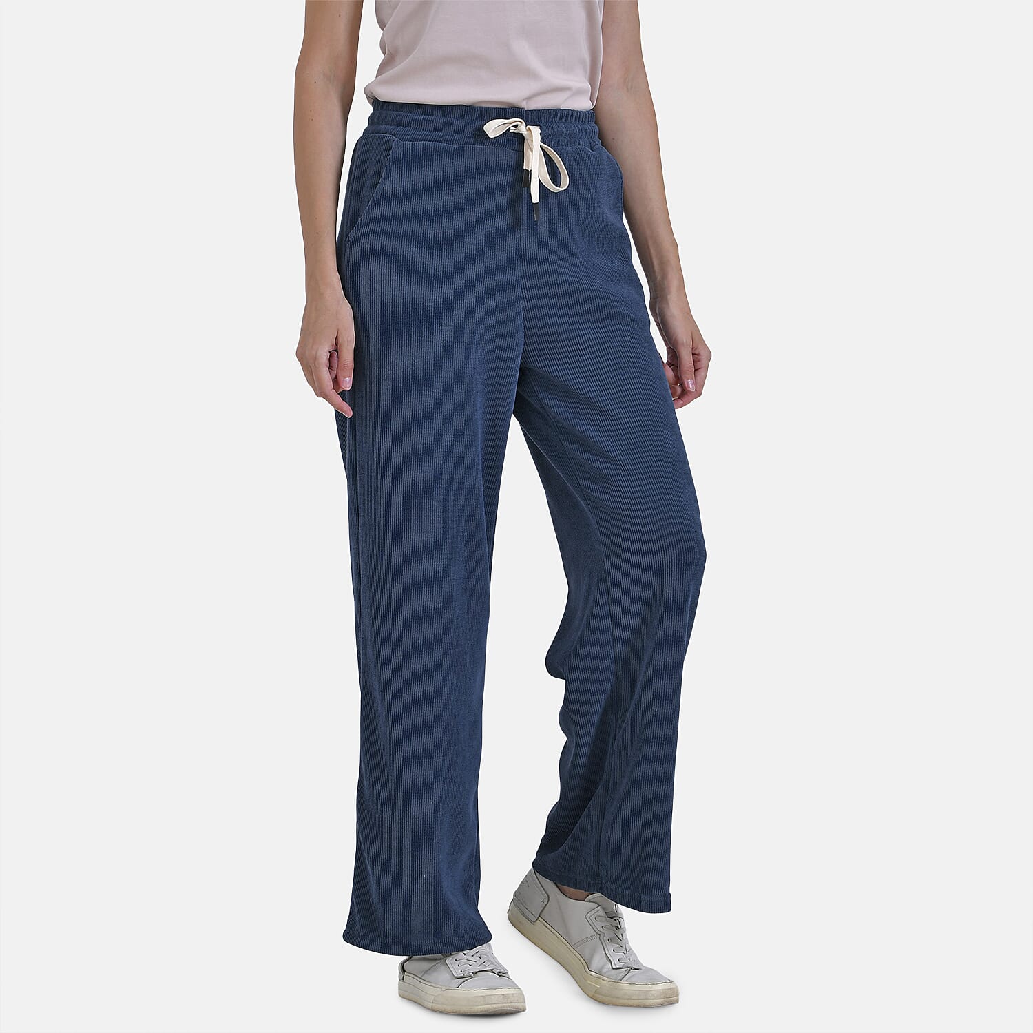 Tamsy Women's Relaxed Fit Corduroy Straight Leg Pant