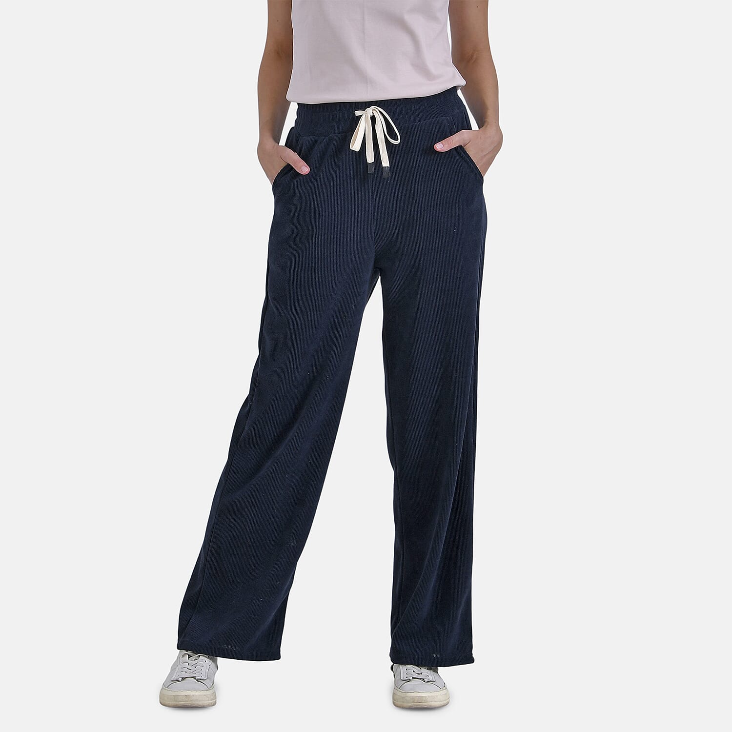 Tamsy Women's Relaxed Fit Corduroy Straight Leg Pant