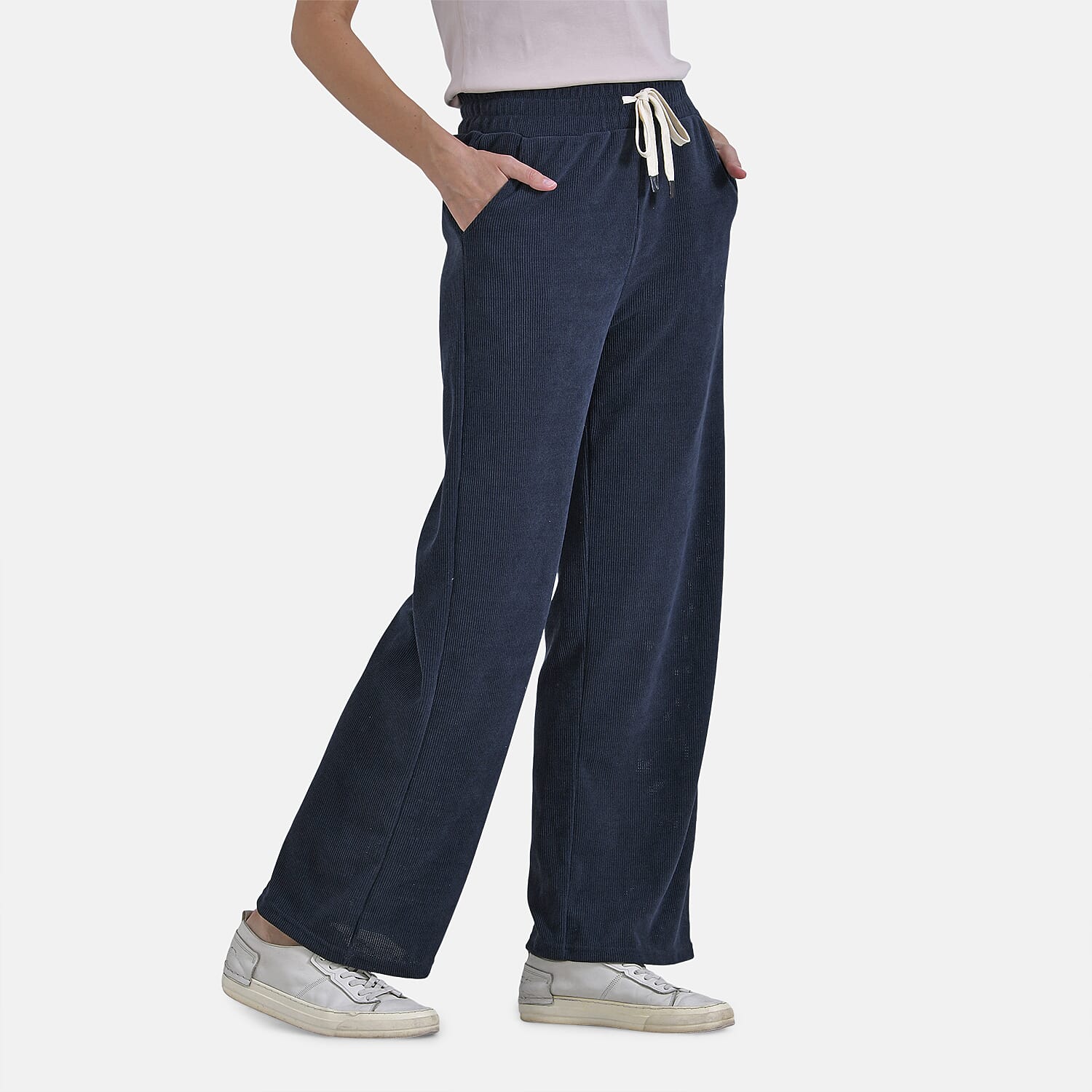 Tamsy Women's Relaxed Fit Corduroy Straight Leg Pant