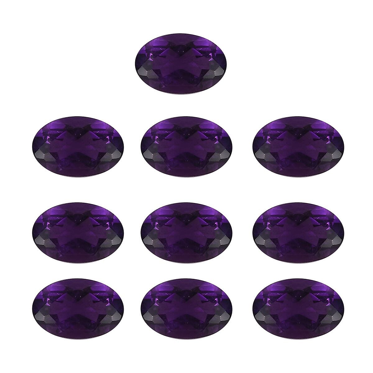 African Amethyst Oval 6x4 mm