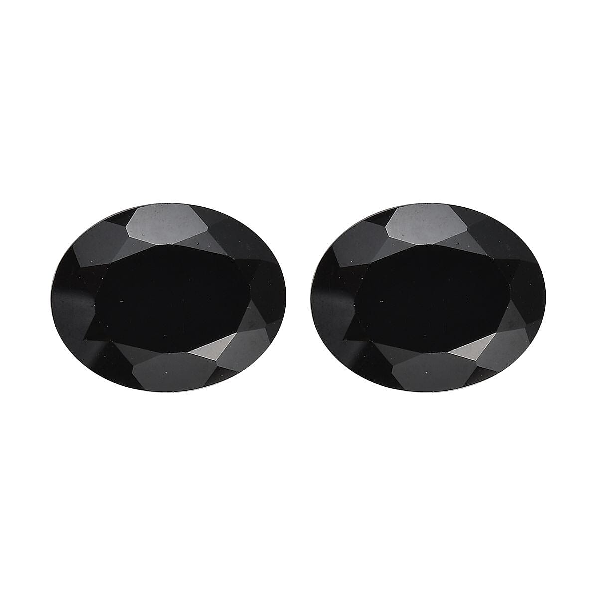 Black Spinel Oval 10x8 mm