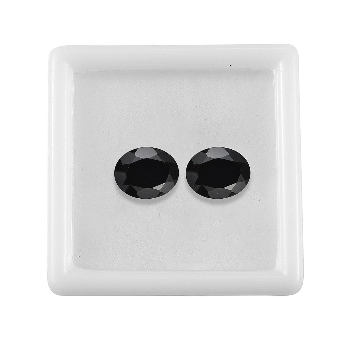 Black Spinel Oval 10x8 mm