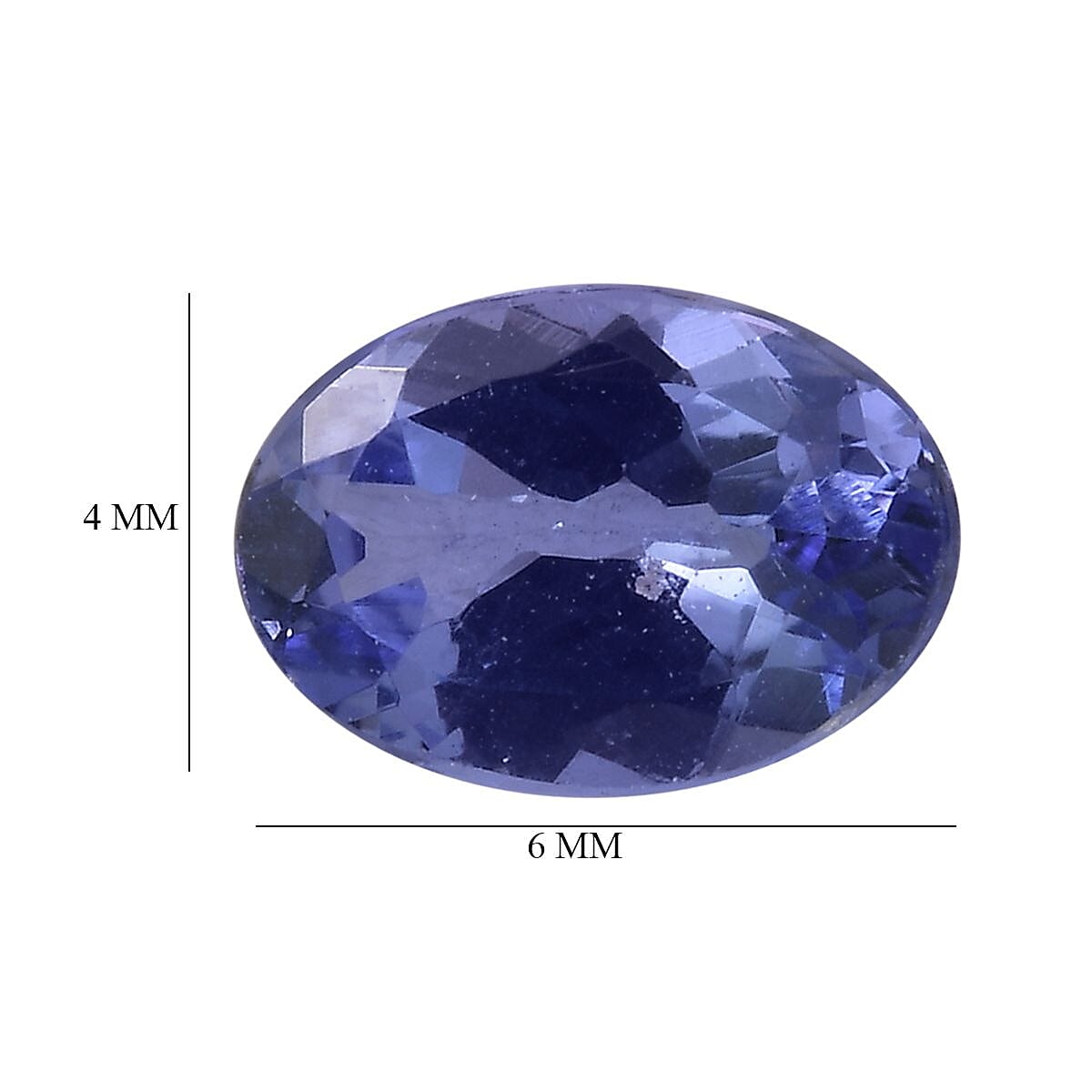 Tanzanite Oval 6x4 mm