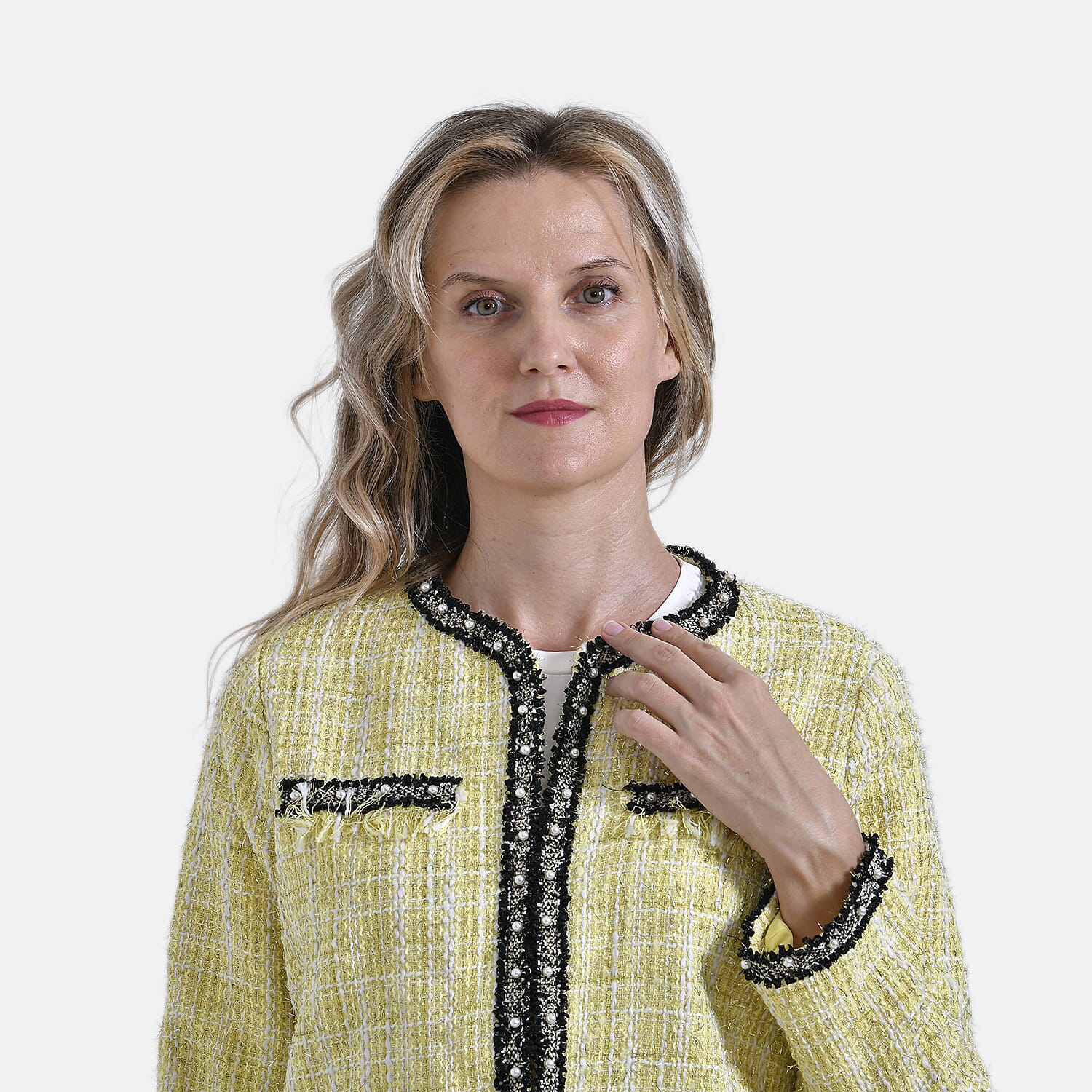 & Maisi Classic Twill Jacket With Decorative Pockets