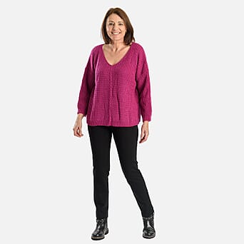 https://tjcuk.sirv.com/Products/79/3/7932690/Emma-Cable-Knit-Jumper-Size-S-M-Dark-Cerise_7932690.jpg?w=342&h=342