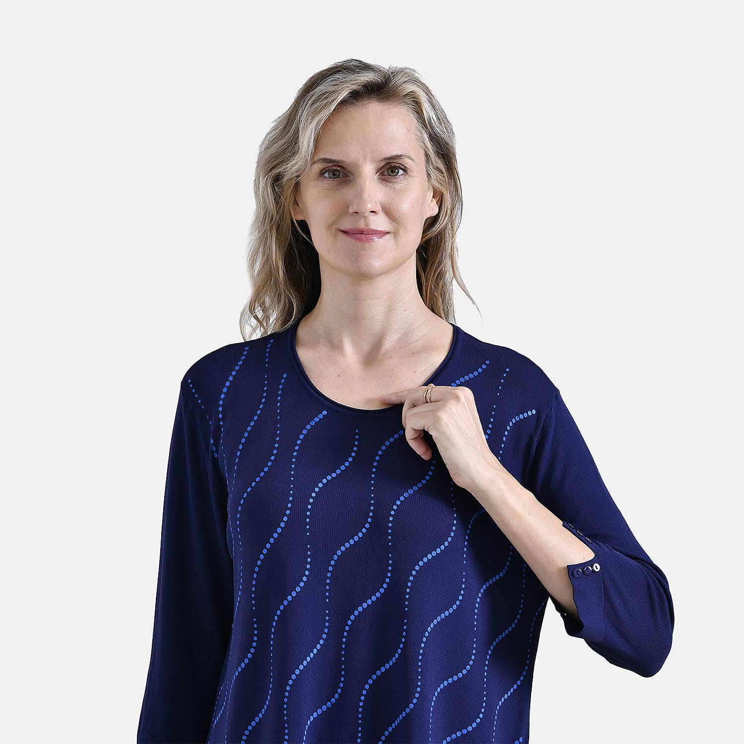 La Marey 3 Quarter Sleeve Blouse 