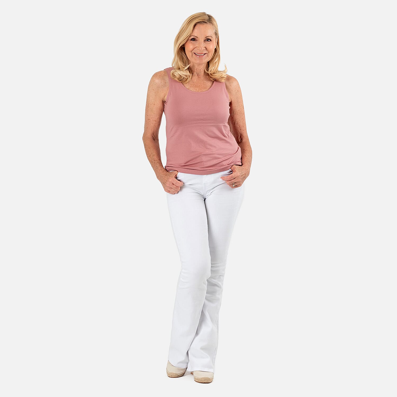 TAMSY Viscose Womens Sleeveless Tank Top 